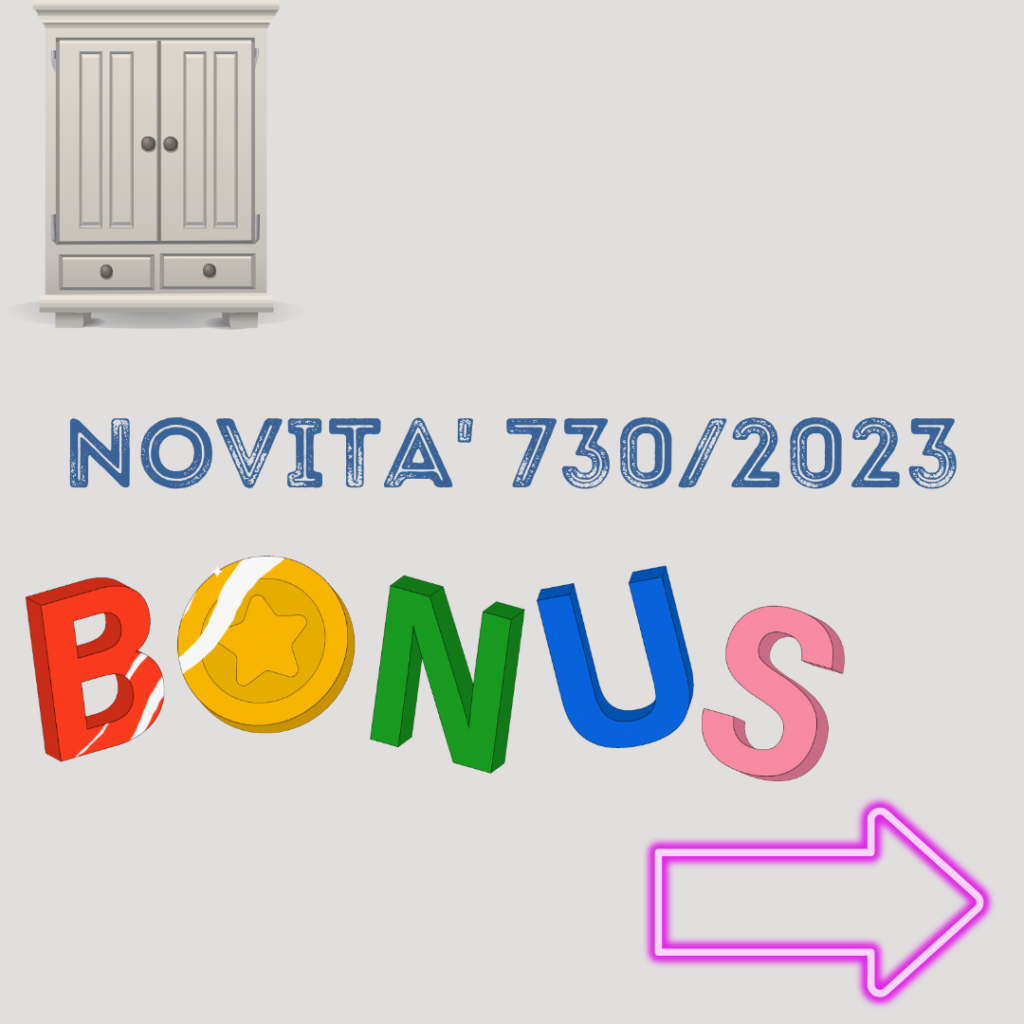 Novità 730/2023 Bonus