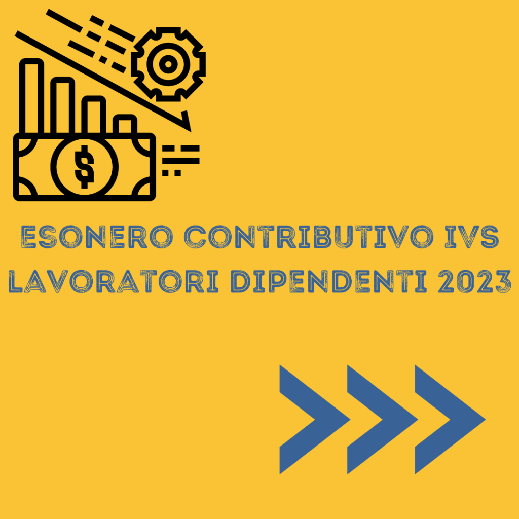 Esonero contributivo IVS